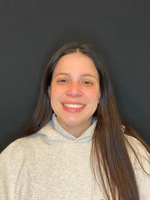 Patient smile after Invisalign treatment